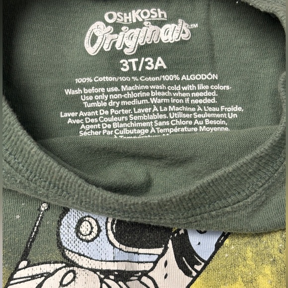 Oshkosh Originals 3T Astronaut Kids Shirt, GUC, 15% off w 2+ bundle - Picture 3 of 4